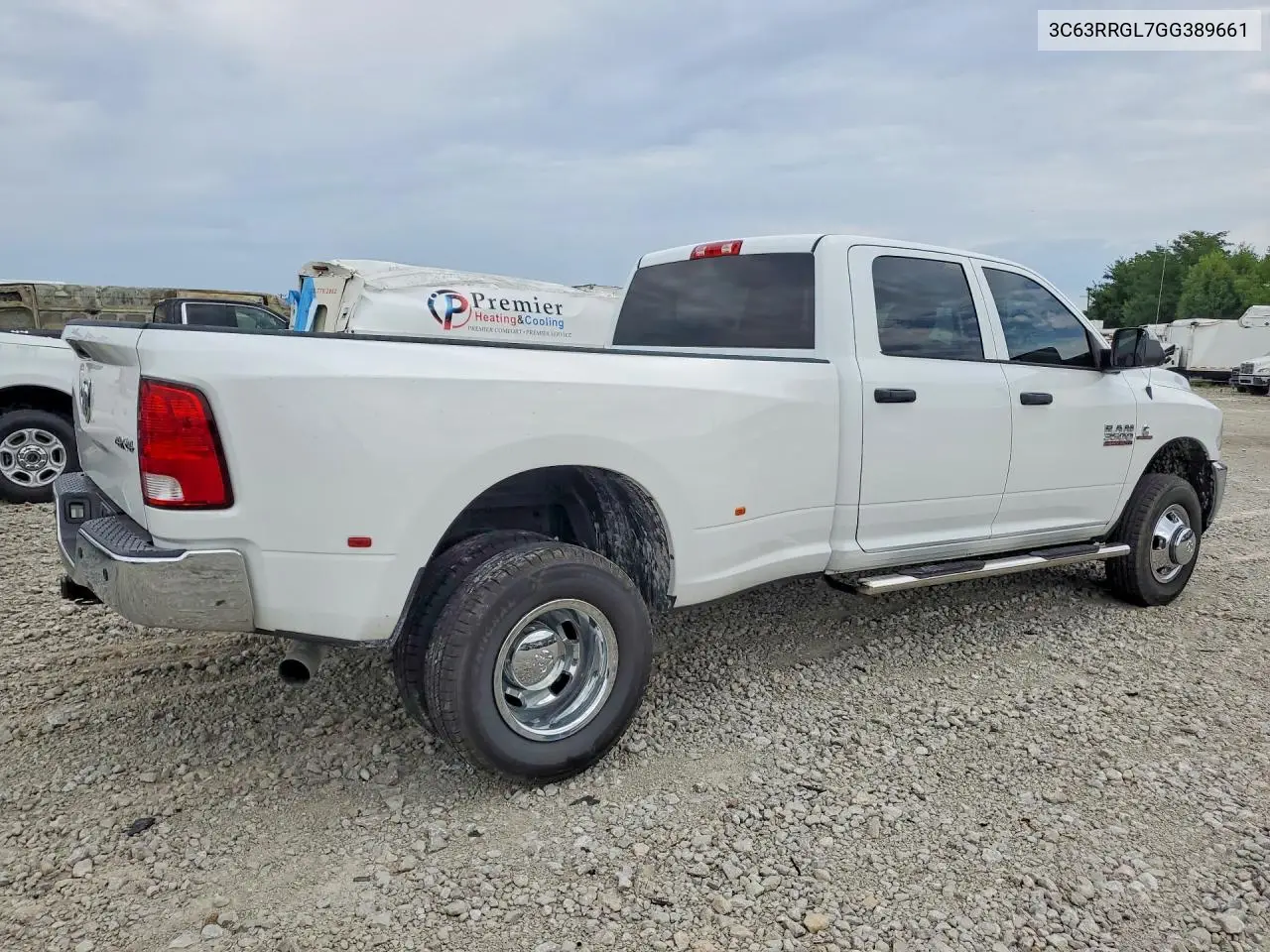 2016 Ram 3500 VIN: 3C63RRGL7GG389661 Lot: 58770136