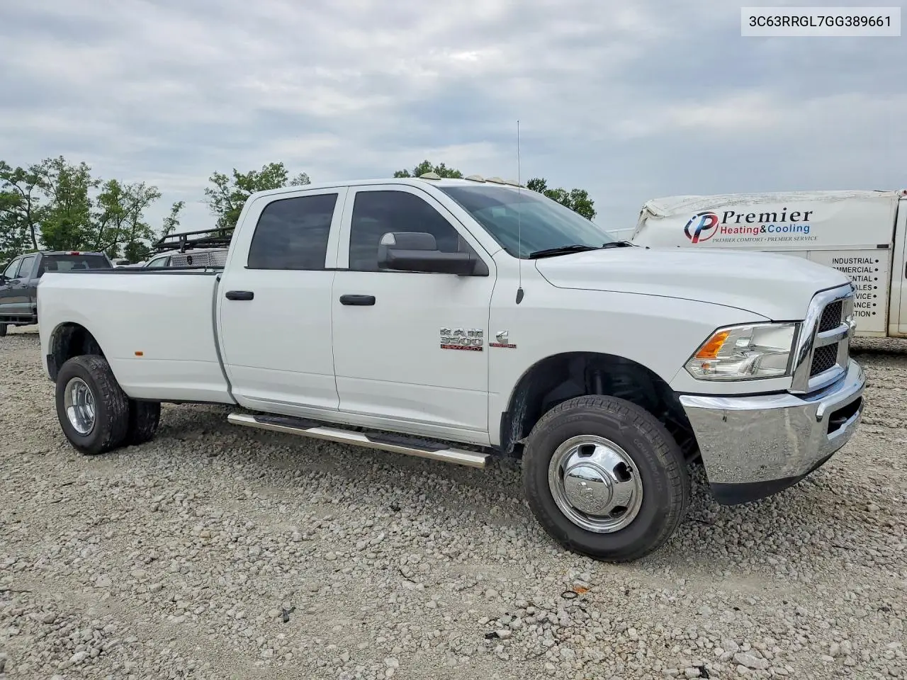 2016 Ram 3500 VIN: 3C63RRGL7GG389661 Lot: 58770136
