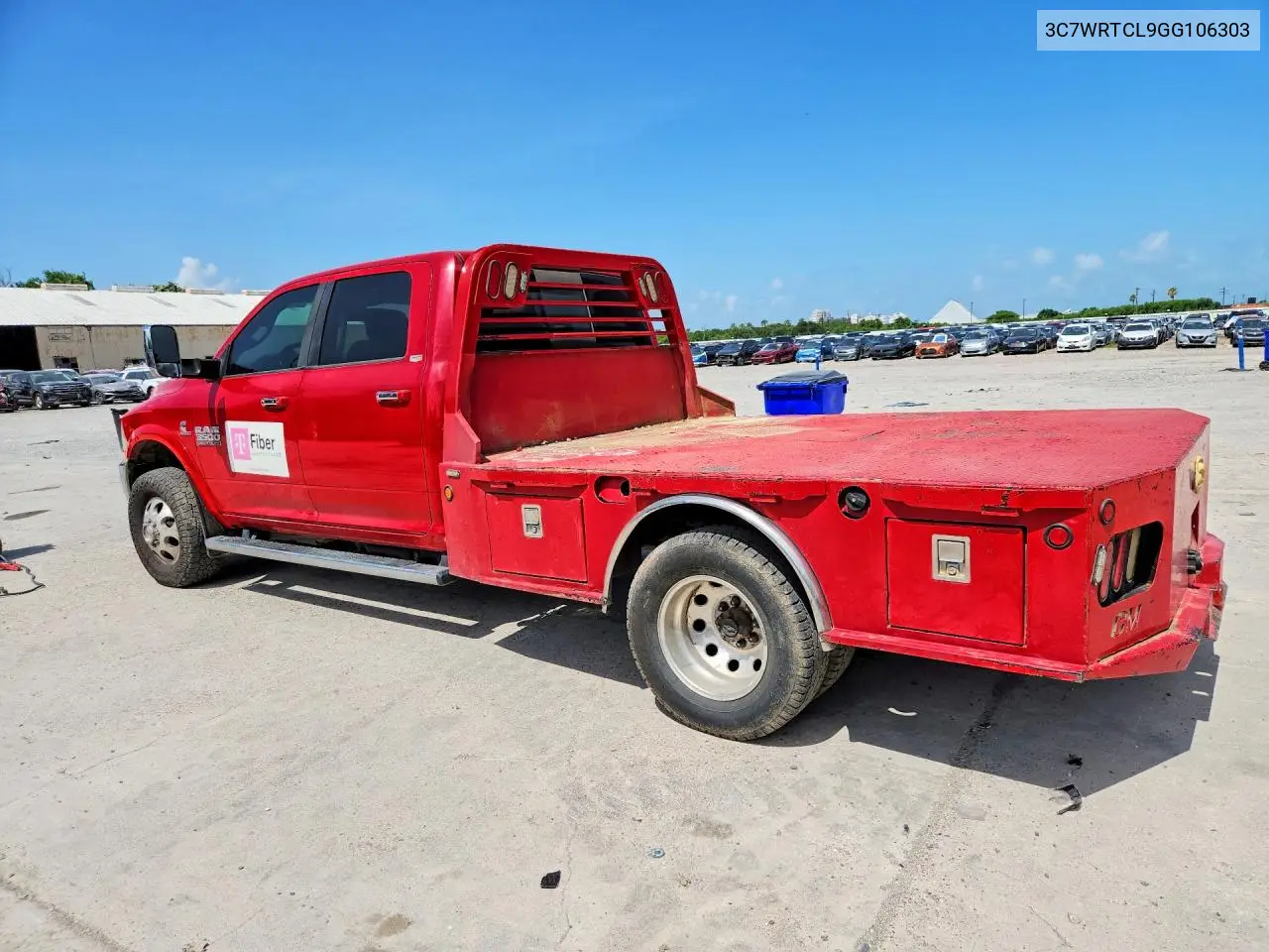 2016 Ram 3500 VIN: 3C7WRTCL9GG106303 Lot: 59153536