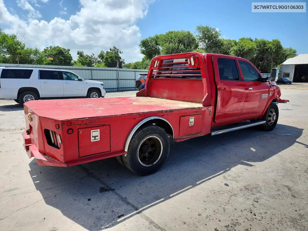 2016 Ram 3500 VIN: 3C7WRTCL9GG106303 Lot: 59153536