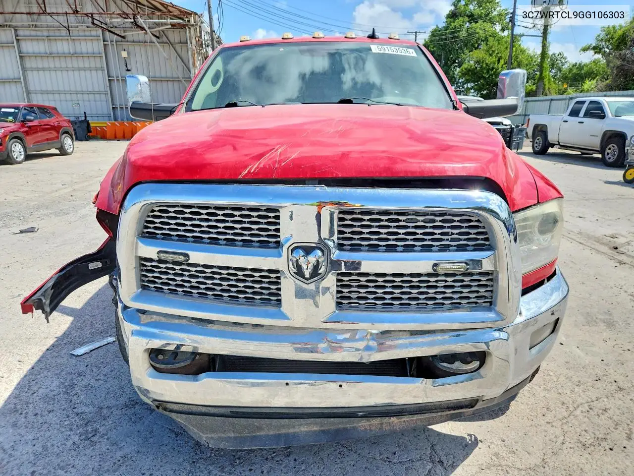 2016 Ram 3500 VIN: 3C7WRTCL9GG106303 Lot: 59153536