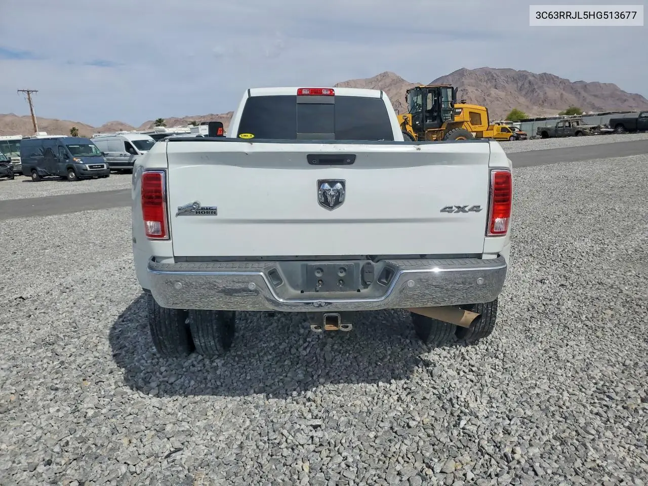 2017 Ram 3500 Laramie VIN: 3C63RRJL5HG513677 Lot: 51710456