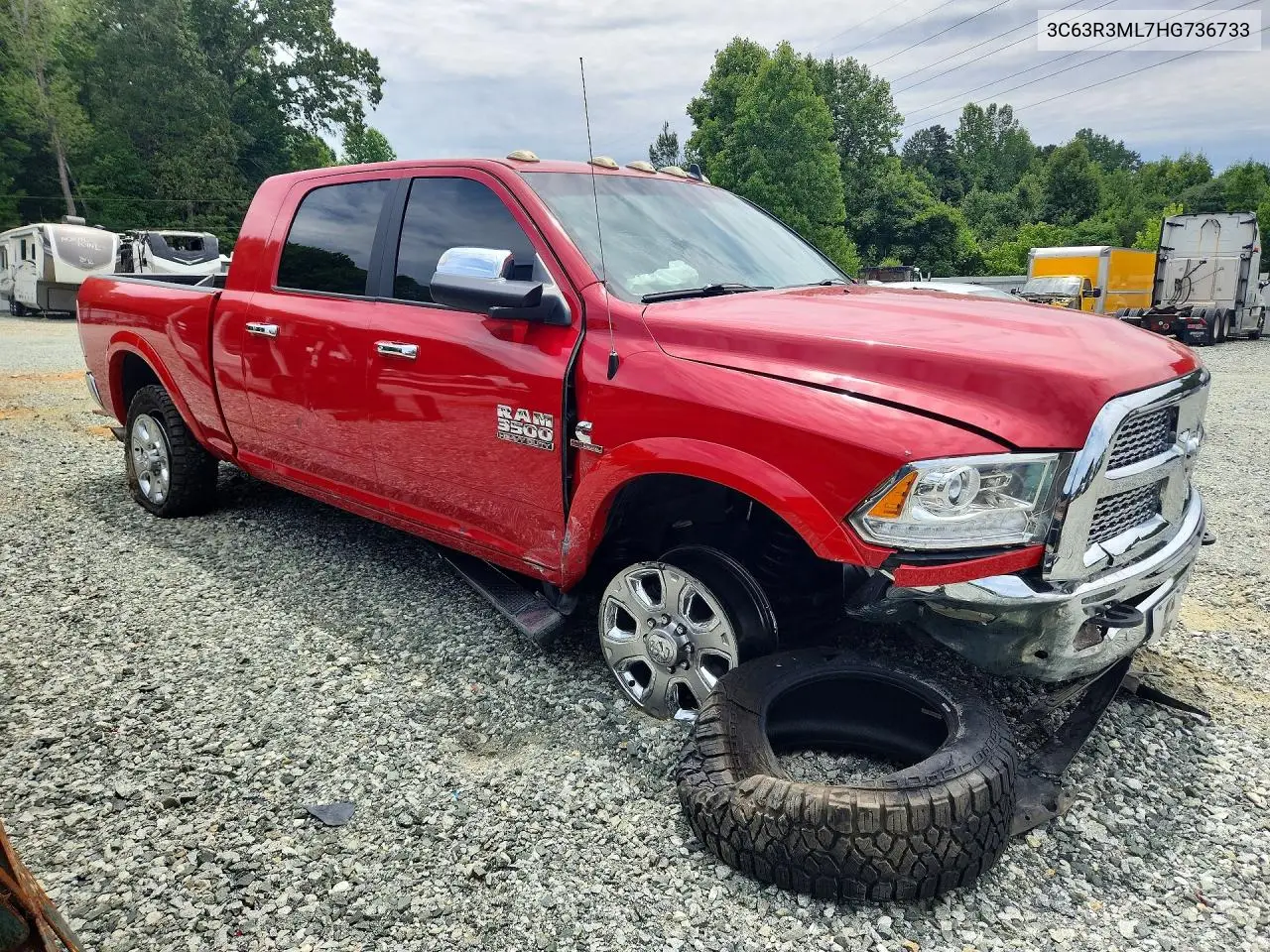 2017 Ram 3500 Laramie VIN: 3C63R3ML7HG736733 Lot: 57474336