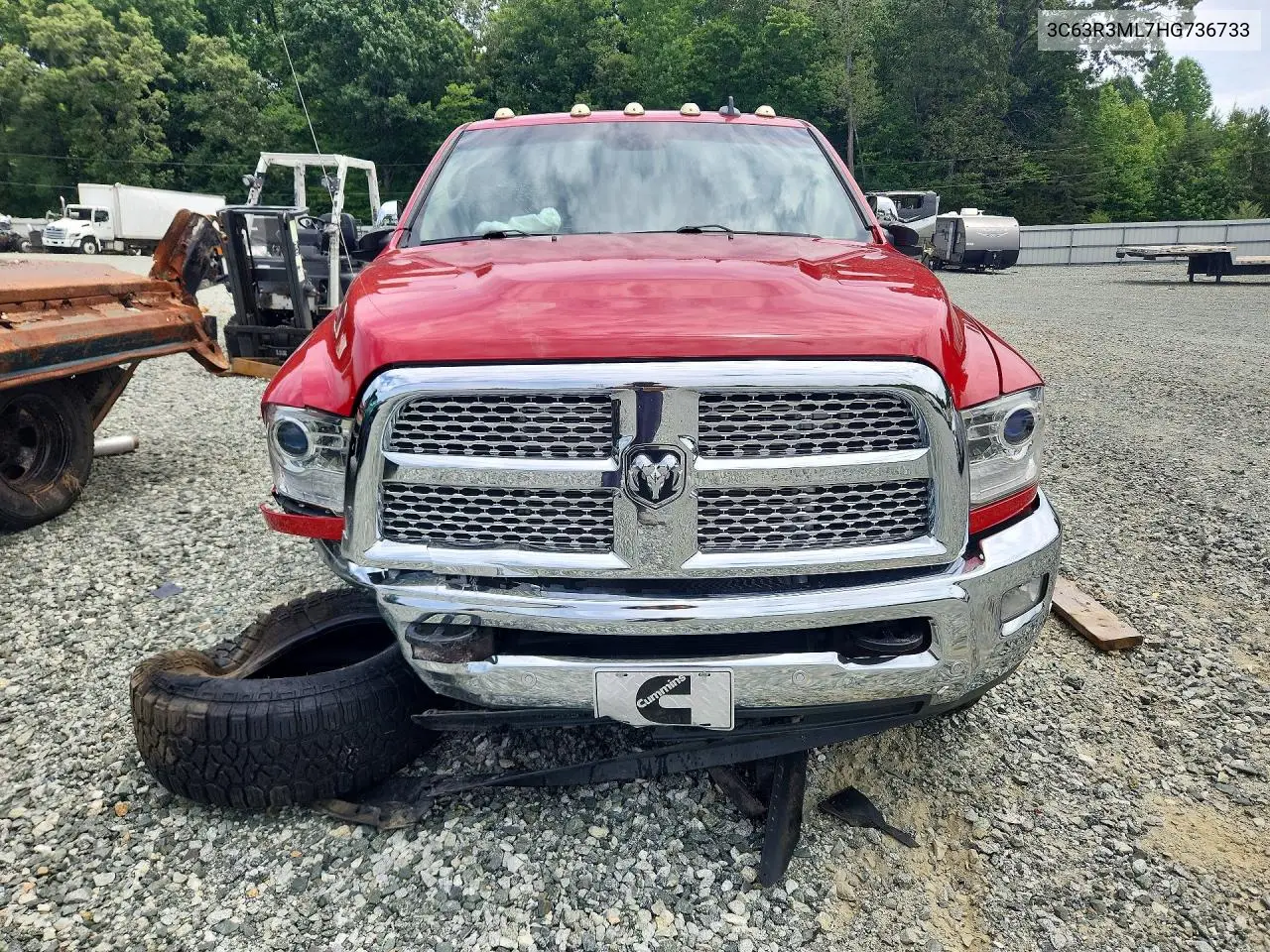 2017 Ram 3500 Laramie VIN: 3C63R3ML7HG736733 Lot: 57474336