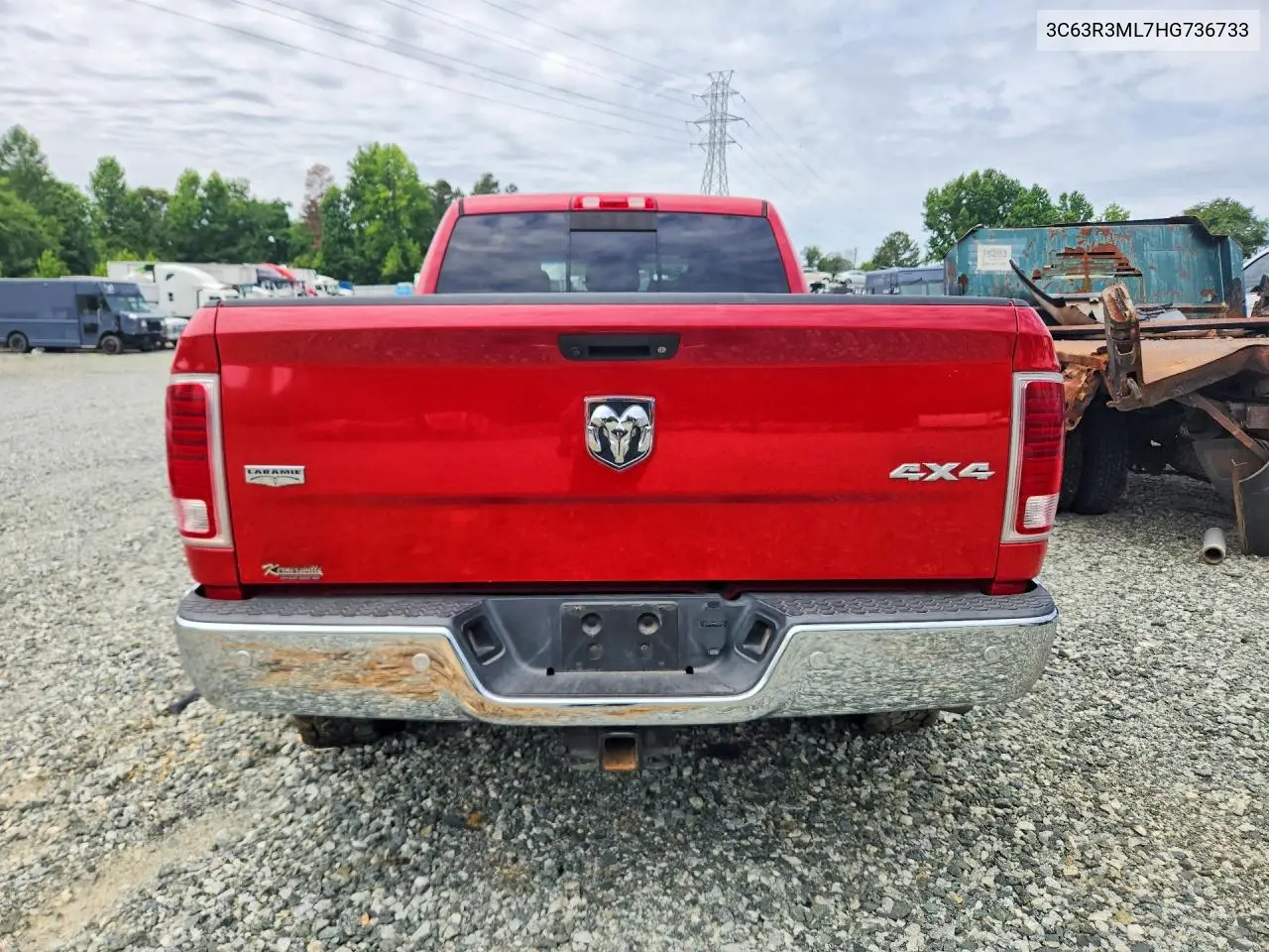 2017 Ram 3500 Laramie VIN: 3C63R3ML7HG736733 Lot: 57474336