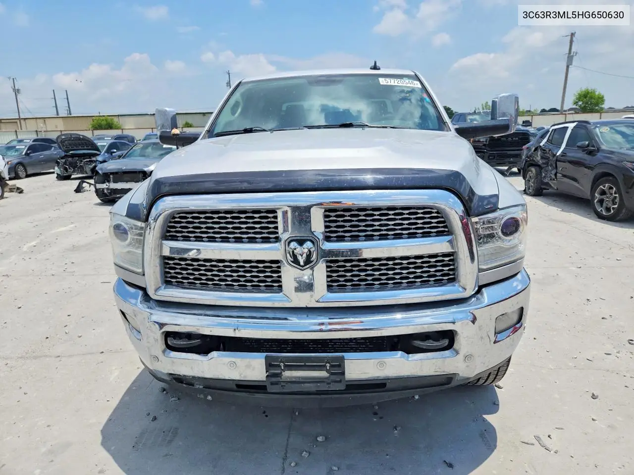 2017 Ram 3500 Laramie VIN: 3C63R3ML5HG650630 Lot: 57720546