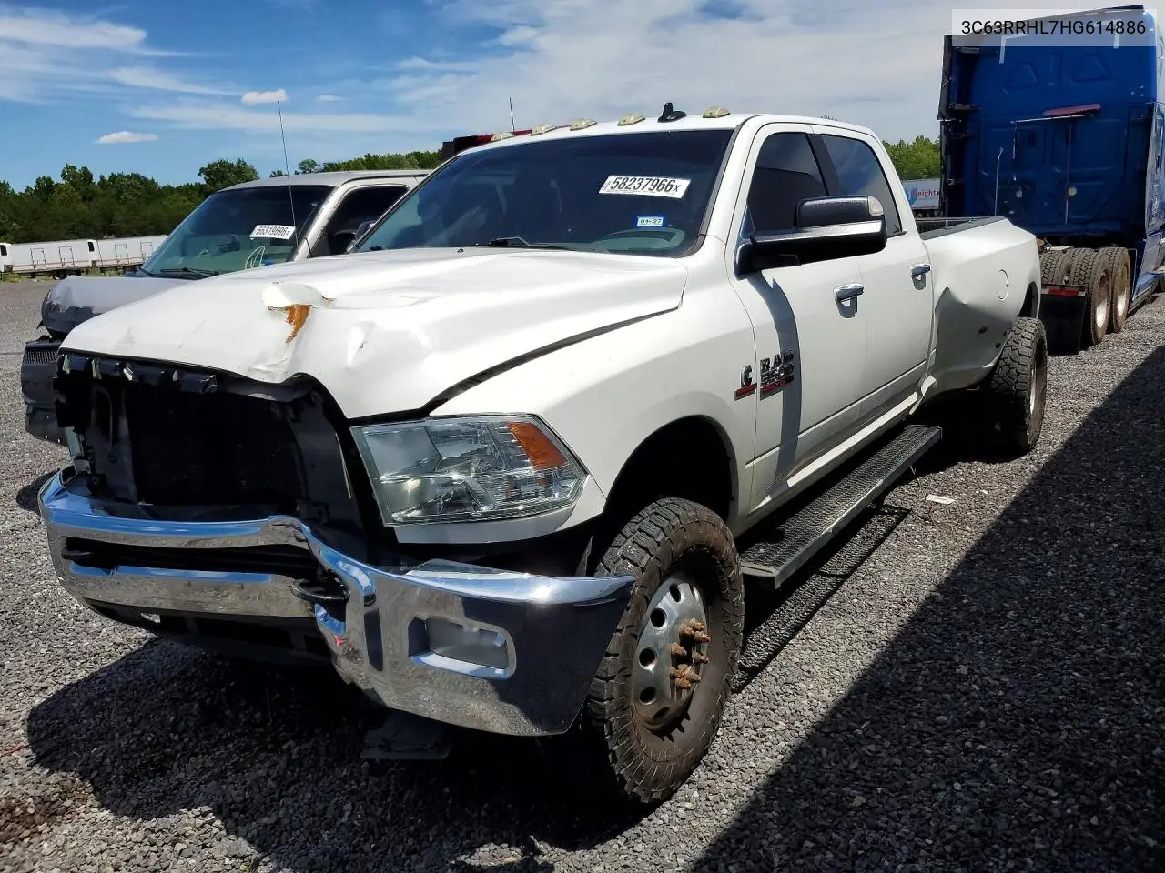 2017 Ram 3500 Slt VIN: 3C63RRHL7HG614886 Lot: 58237966