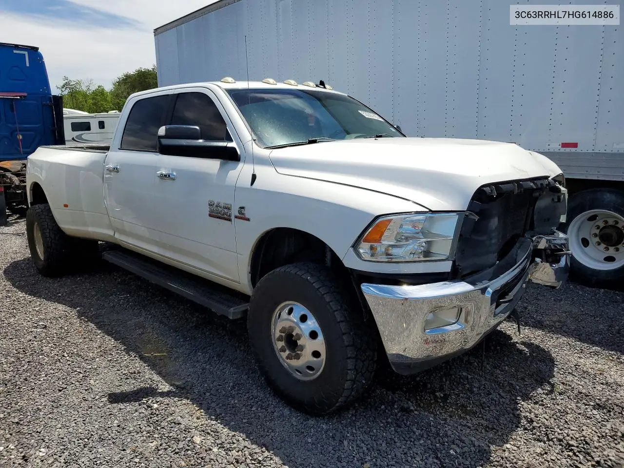 2017 Ram 3500 Slt VIN: 3C63RRHL7HG614886 Lot: 58237966