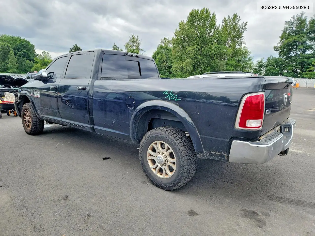 2017 Ram 3500 Laramie VIN: 3C63R3JL9HG650280 Lot: 58939156