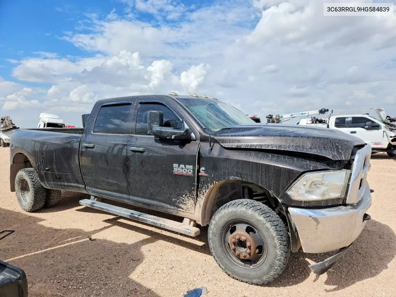 2017 Ram 3500 St VIN: 3C63RRGL9HG584839 Lot: 59097486