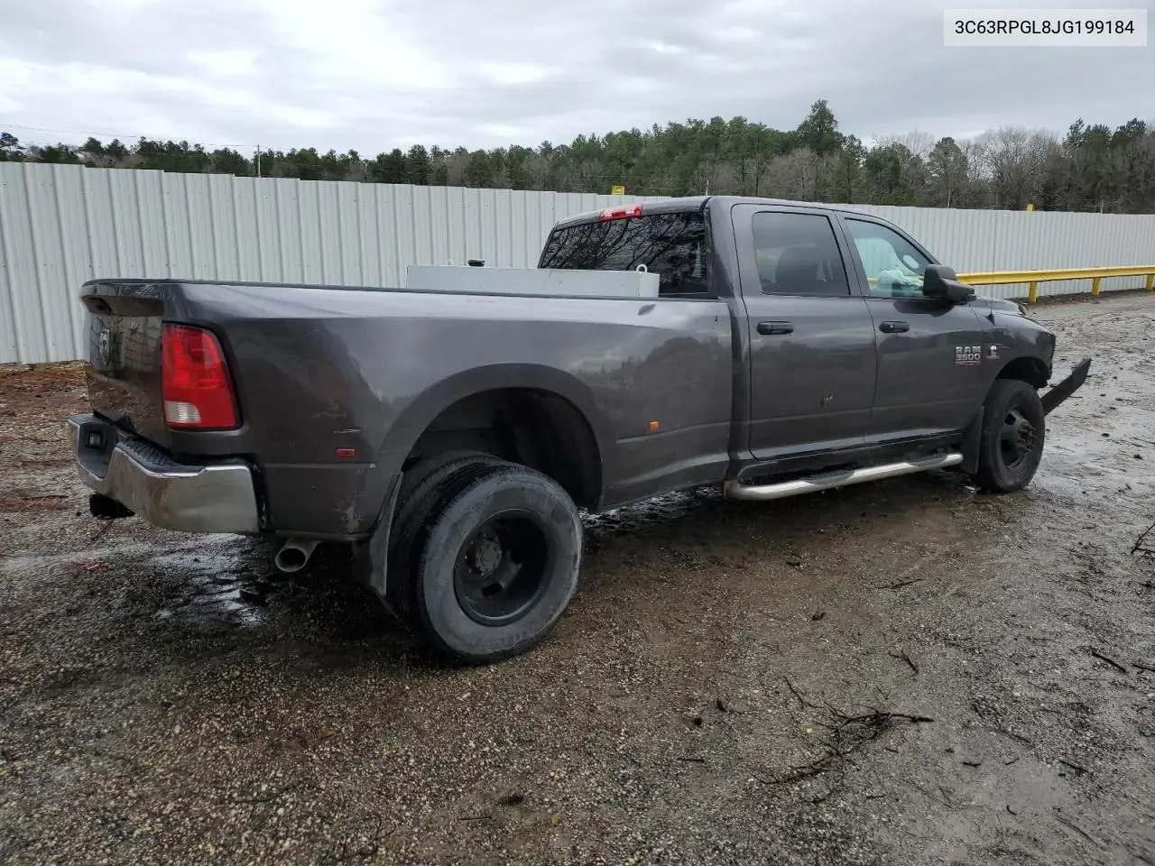 2018 Ram 3500 St VIN: 3C63RPGL8JG199184 Lot: 47486855