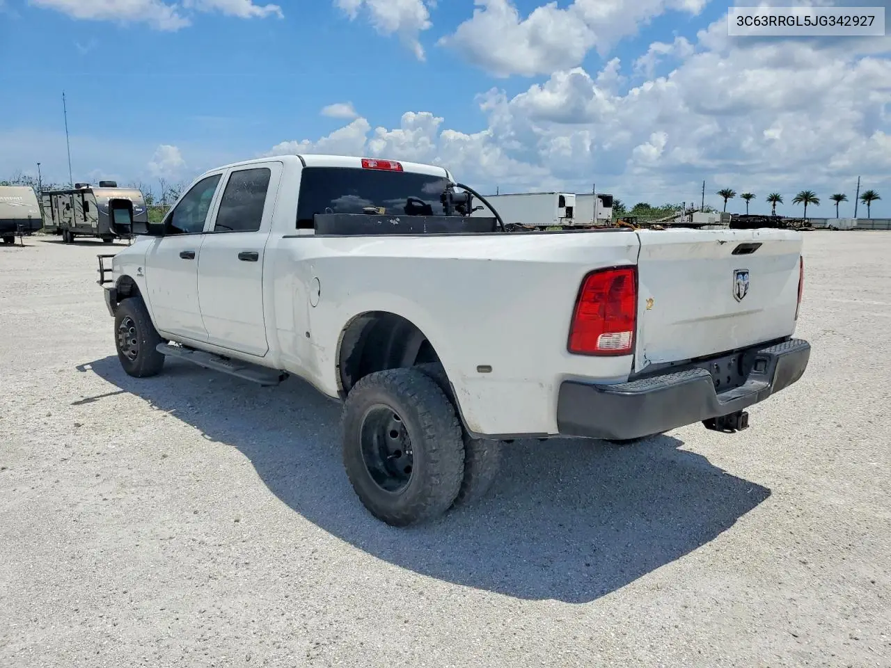 2018 Ram 3500 St VIN: 3C63RRGL5JG342927 Lot: 53069906