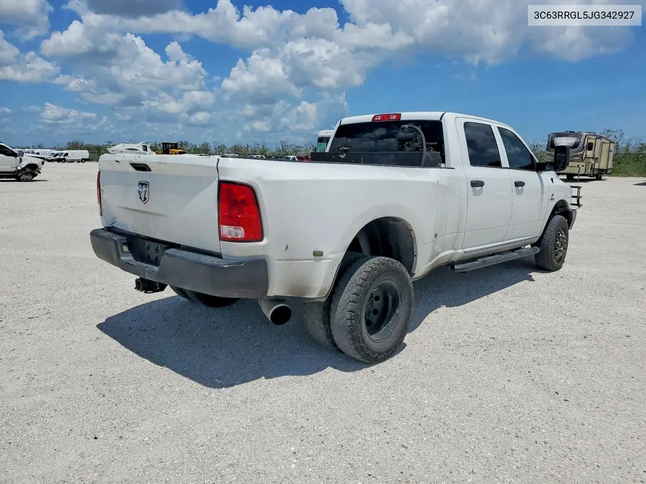 2018 Ram 3500 St VIN: 3C63RRGL5JG342927 Lot: 53069906