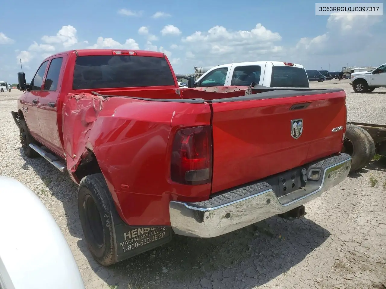2018 Ram 3500 St VIN: 3C63RRGL0JG397317 Lot: 55245846