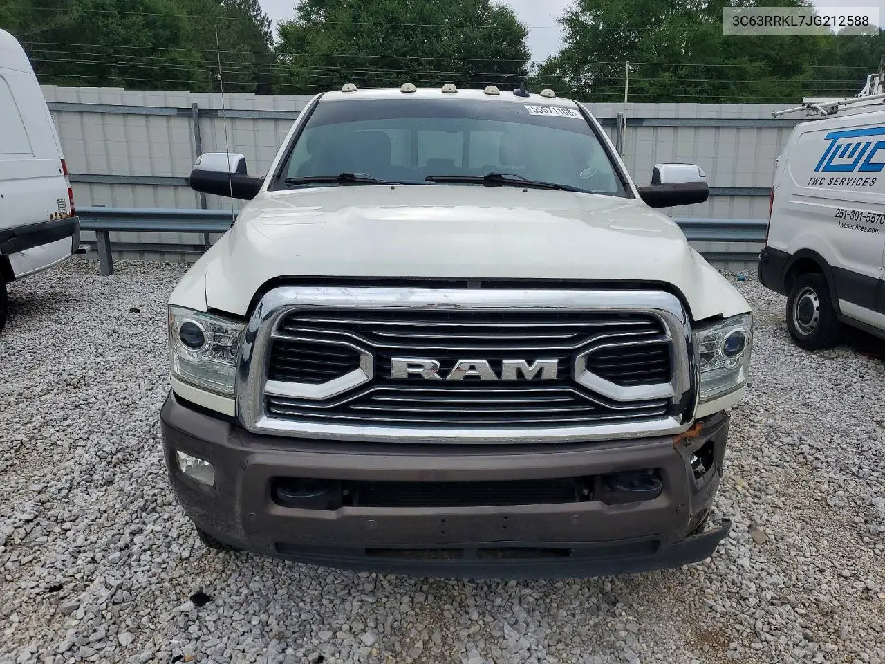 2018 Ram 3500 Longhorn VIN: 3C63RRKL7JG212588 Lot: 55571106
