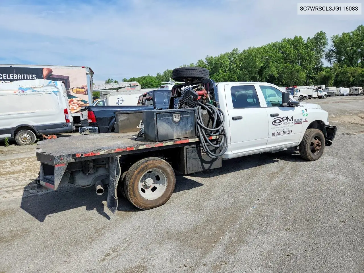 2018 Ram 3500 VIN: 3C7WRSCL3JG116083 Lot: 55897306
