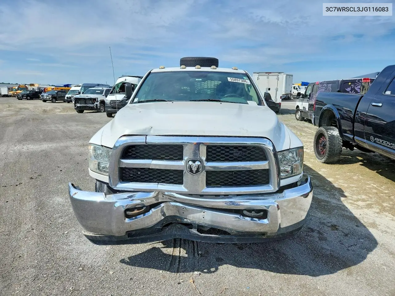 2018 Ram 3500 VIN: 3C7WRSCL3JG116083 Lot: 55897306