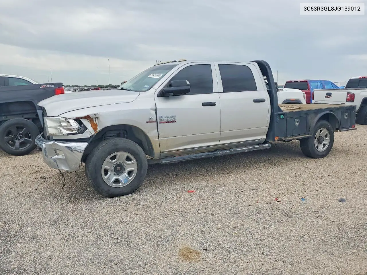 2018 Ram 3500 St VIN: 3C63R3GL8JG139012 Lot: 56456666