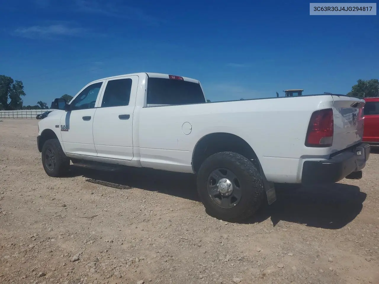 2018 Ram 3500 St VIN: 3C63R3GJ4JG294817 Lot: 57421936