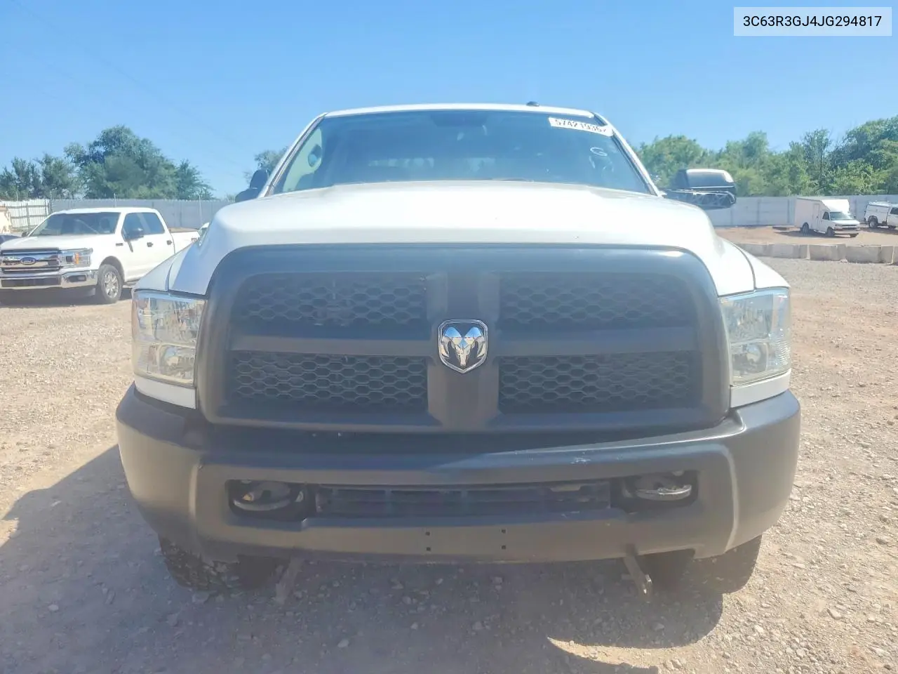 2018 Ram 3500 St VIN: 3C63R3GJ4JG294817 Lot: 57421936
