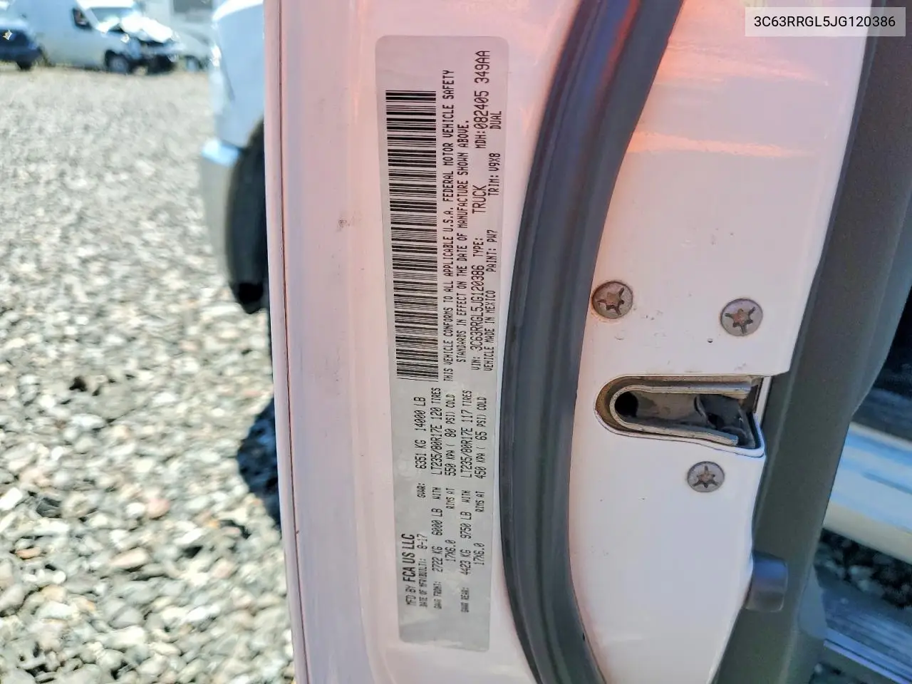 3C63RRGL5JG120386 2018 Ram 3500 St