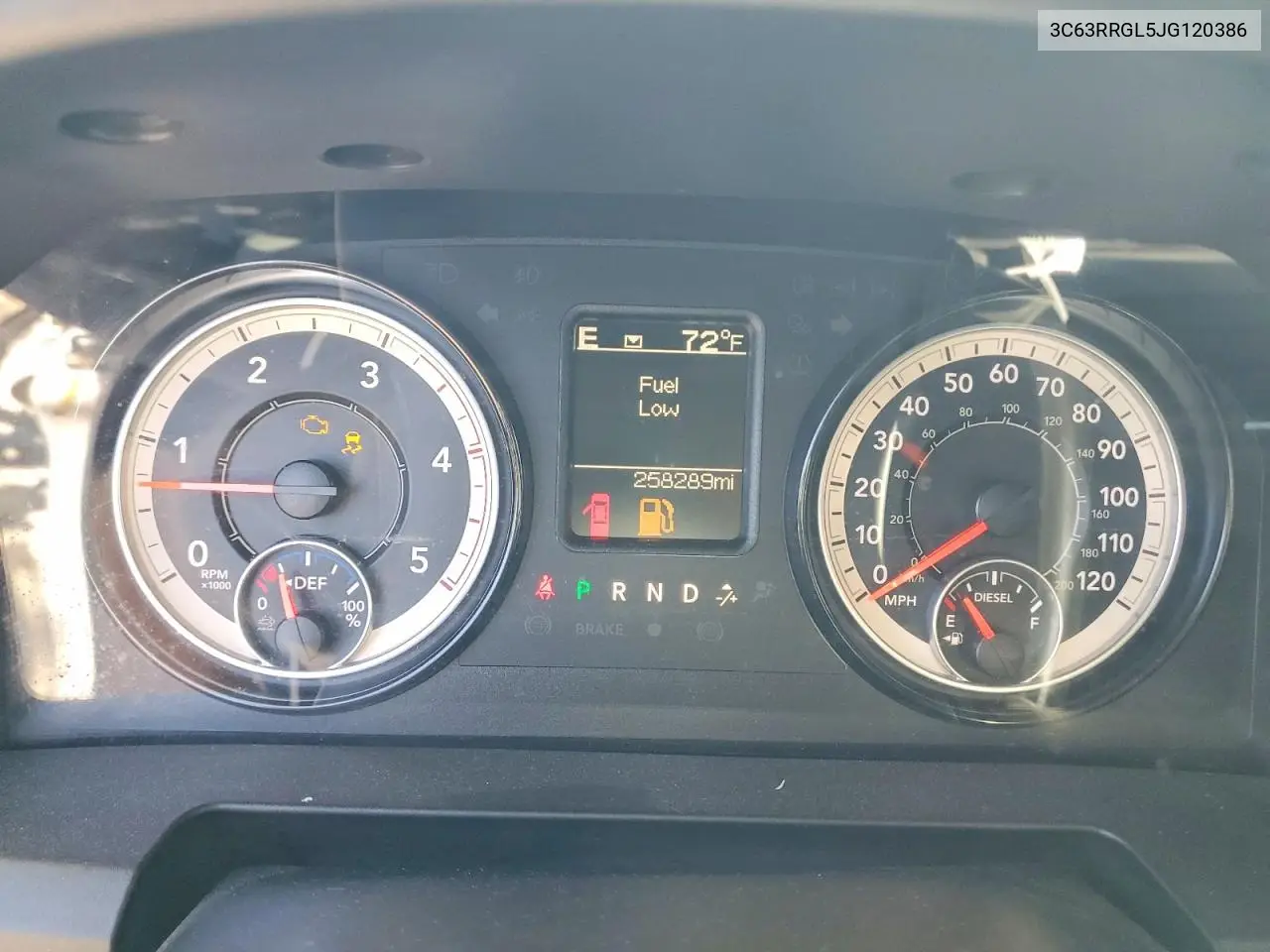 3C63RRGL5JG120386 2018 Ram 3500 St