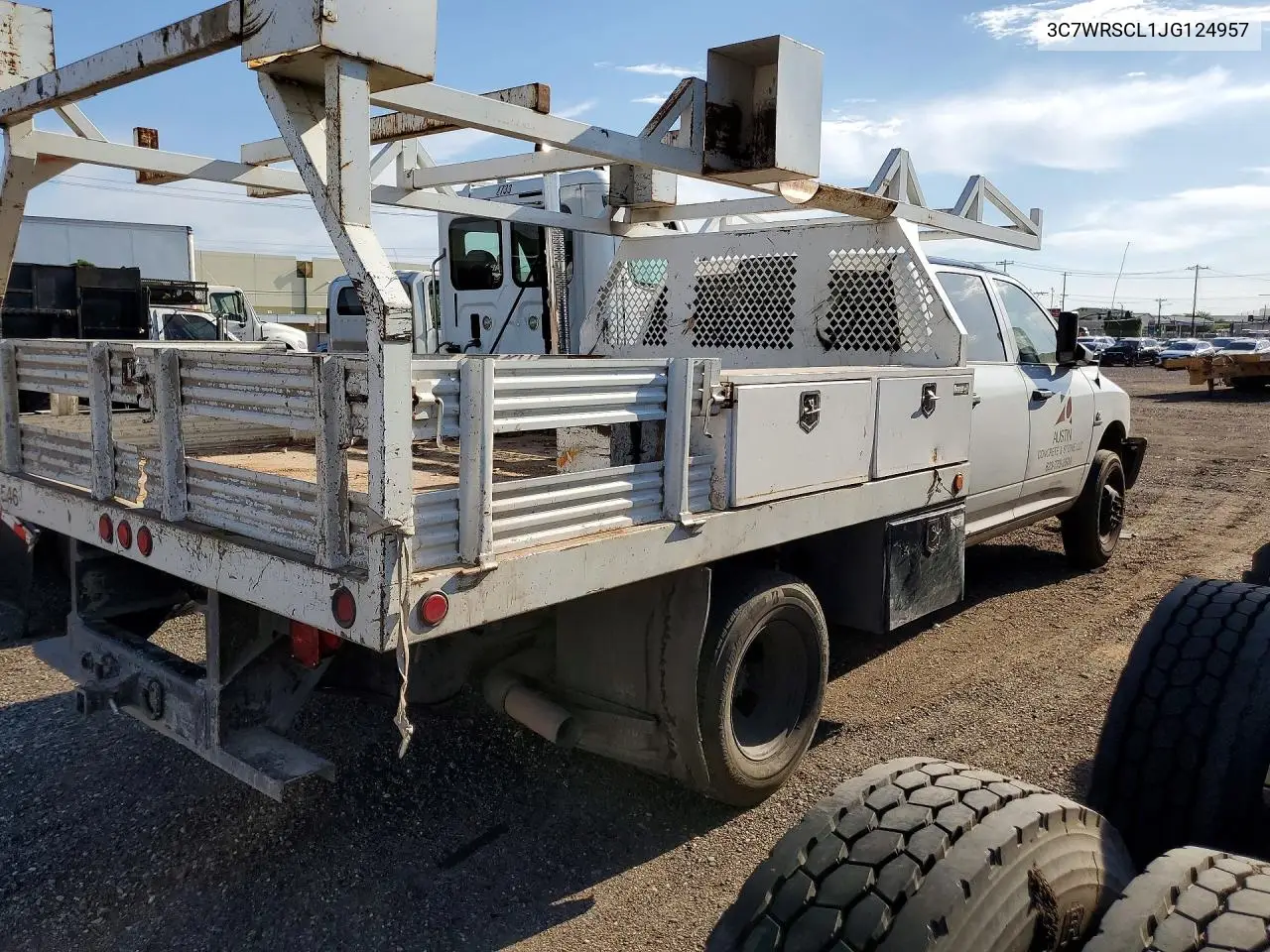 2018 Ram 3500 VIN: 3C7WRSCL1JG124957 Lot: 61623466