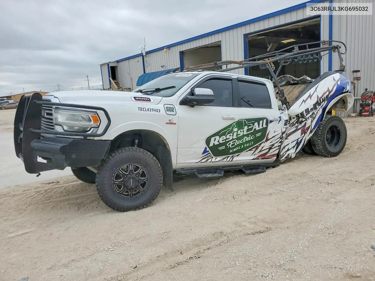 2019 Ram 3500 Laramie VIN: 3C63RRJL3KG695032 Lot: 54435726