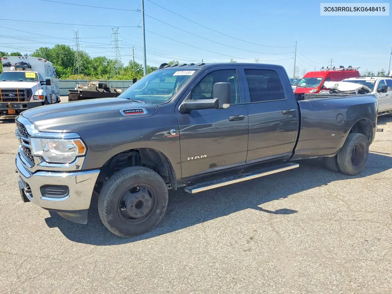 2019 Ram 3500 Tradesman VIN: 3C63RRGL5KG648415 Lot: 55701136