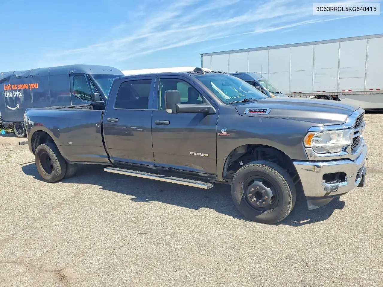 2019 Ram 3500 Tradesman VIN: 3C63RRGL5KG648415 Lot: 55701136