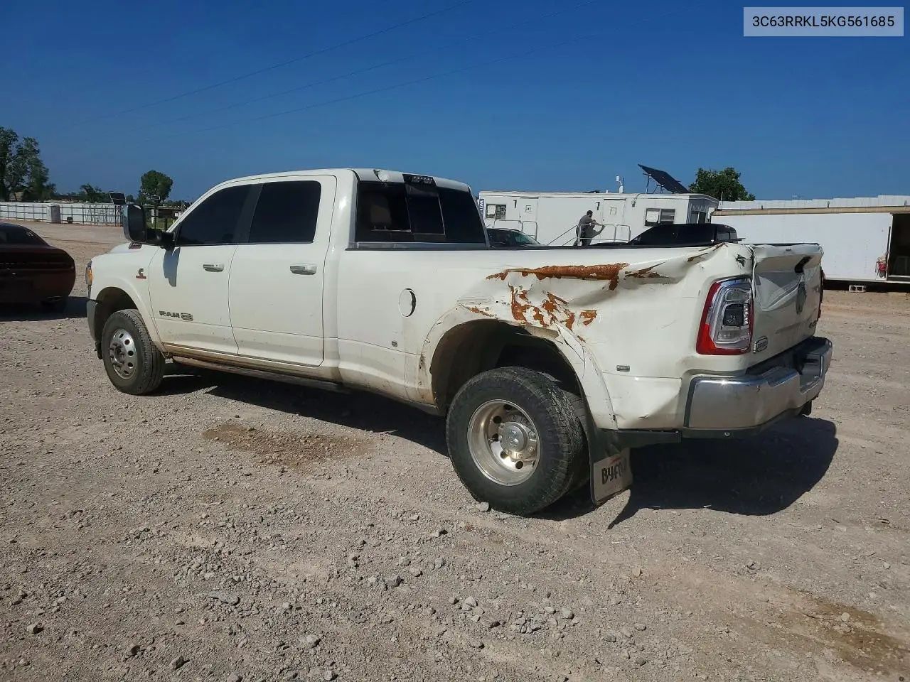 2019 Ram 3500 Longhorn VIN: 3C63RRKL5KG561685 Lot: 56410226