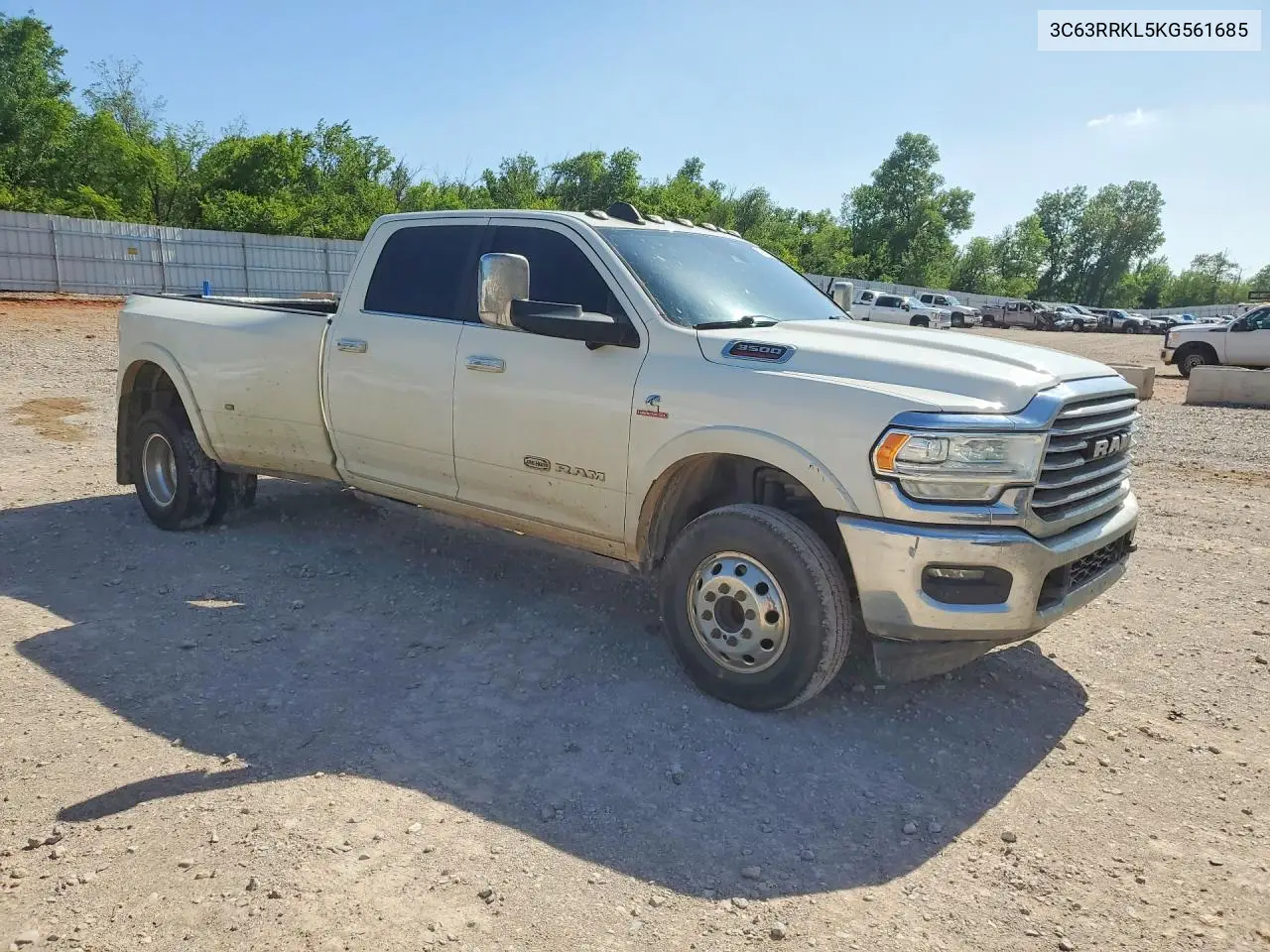 2019 Ram 3500 Longhorn VIN: 3C63RRKL5KG561685 Lot: 56410226
