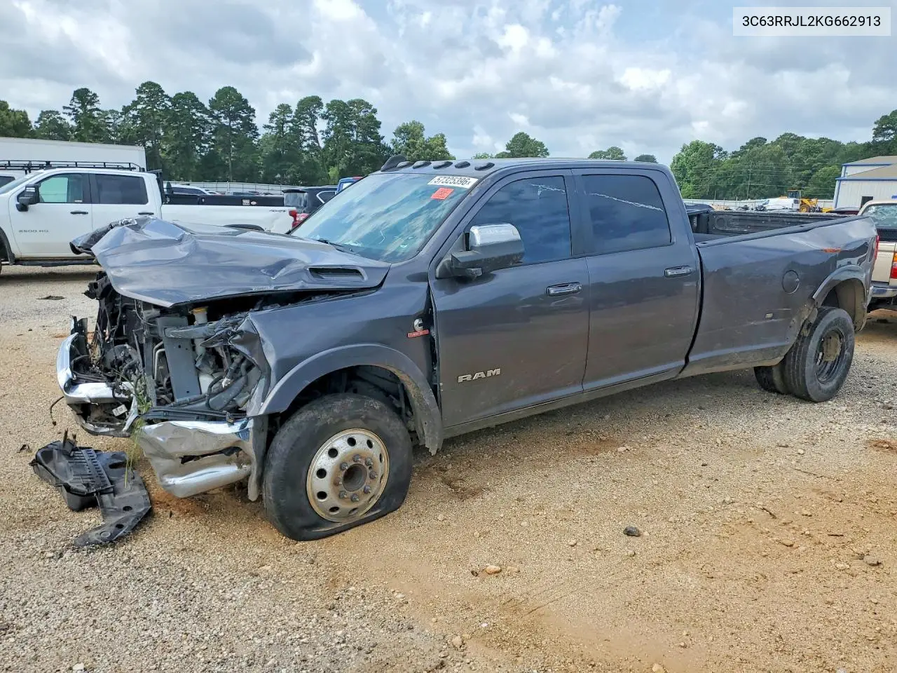 2019 Ram 3500 Laramie VIN: 3C63RRJL2KG662913 Lot: 57325396