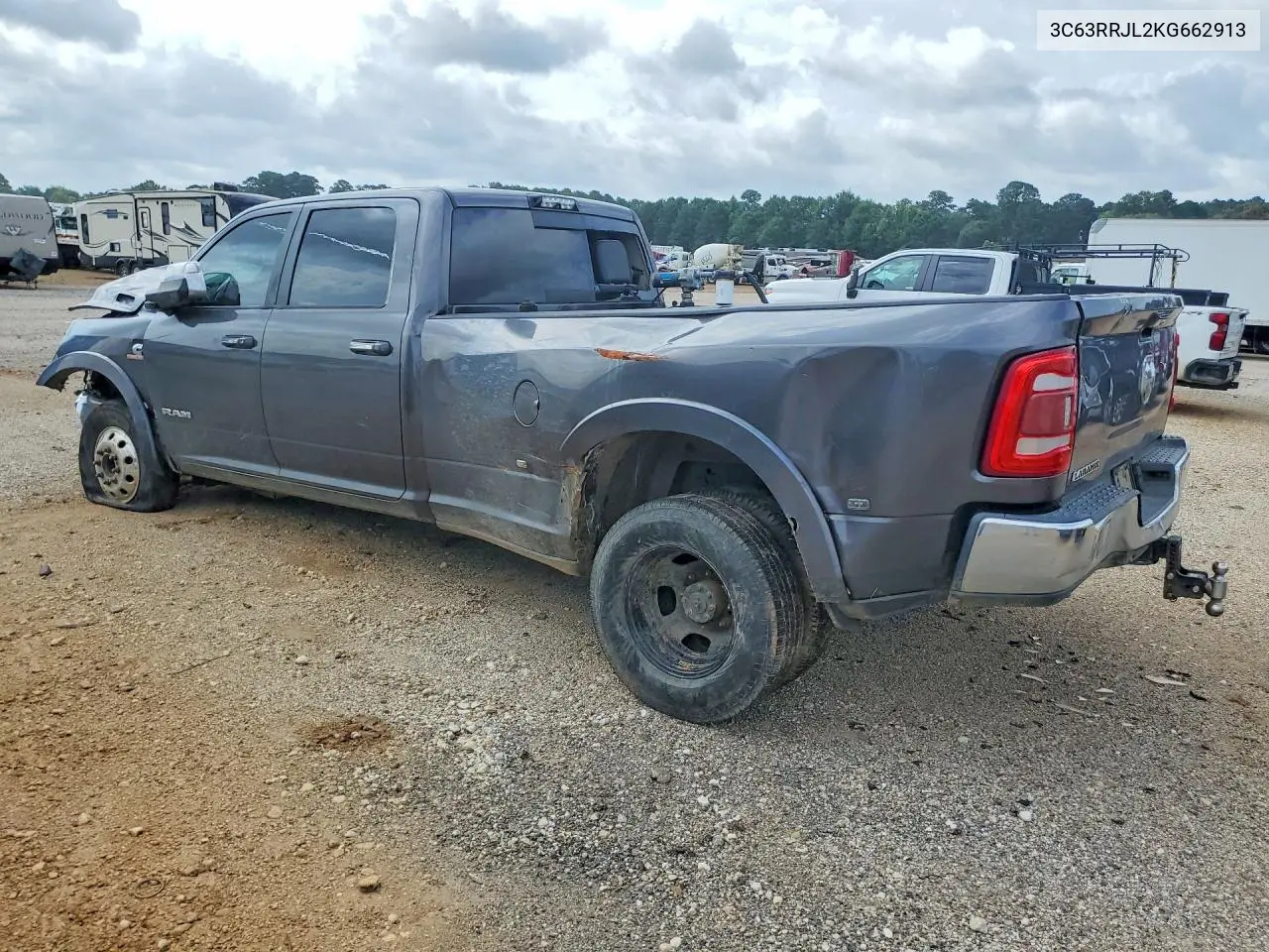 2019 Ram 3500 Laramie VIN: 3C63RRJL2KG662913 Lot: 57325396