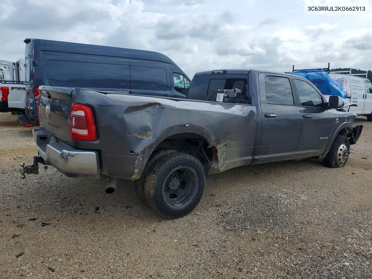 2019 Ram 3500 Laramie VIN: 3C63RRJL2KG662913 Lot: 57325396
