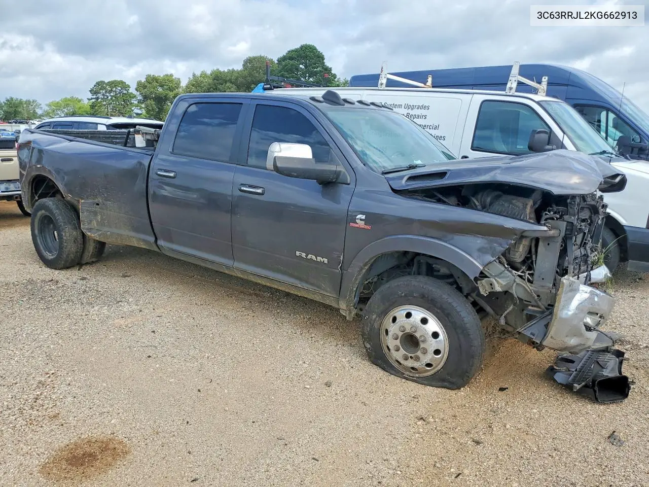2019 Ram 3500 Laramie VIN: 3C63RRJL2KG662913 Lot: 57325396