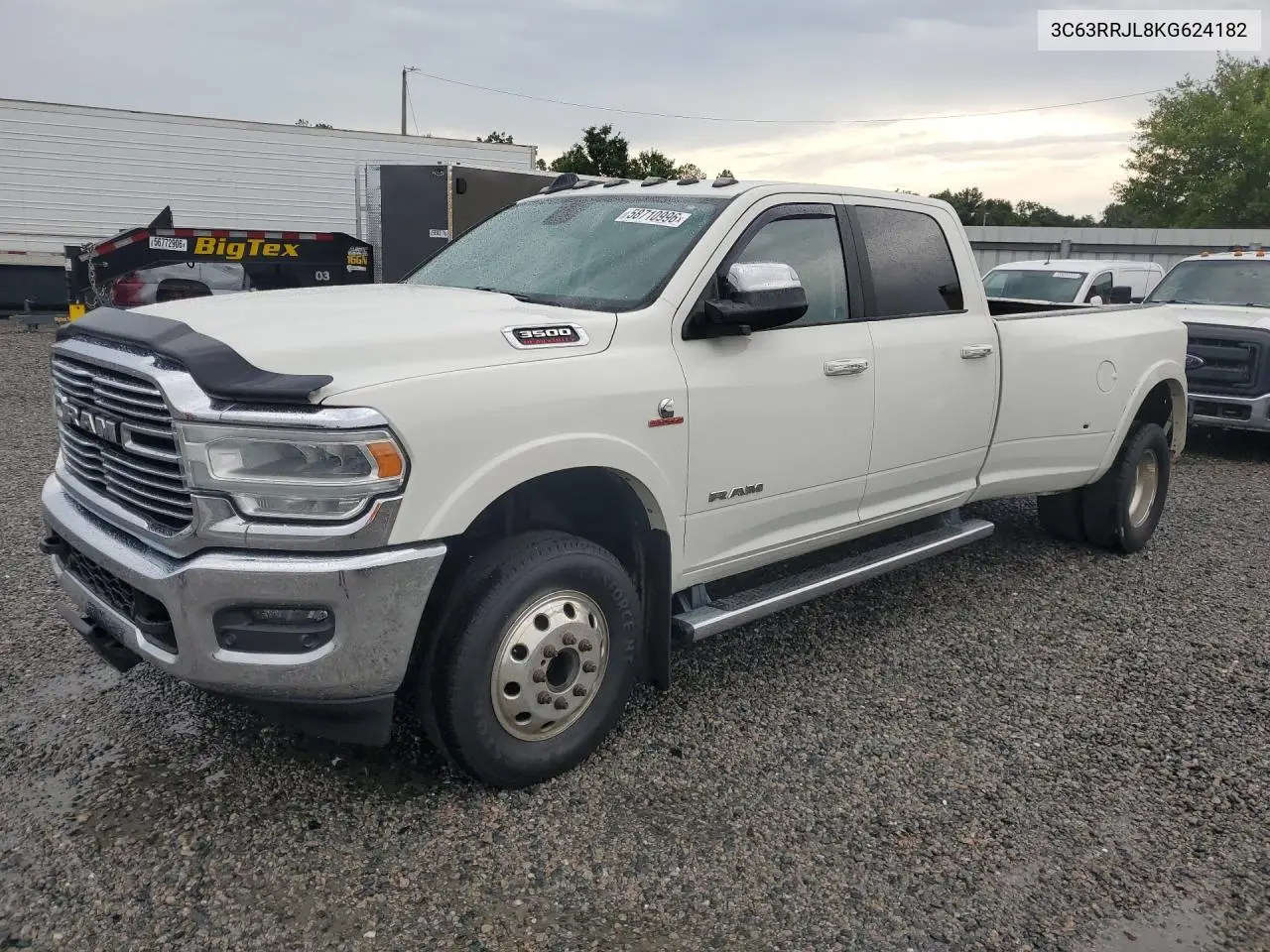 2019 Ram 3500 Laramie VIN: 3C63RRJL8KG624182 Lot: 58710996
