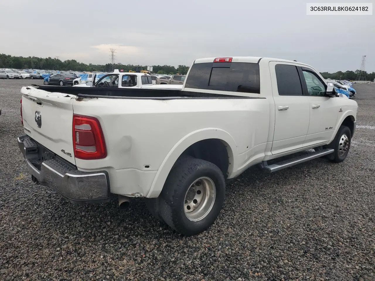 2019 Ram 3500 Laramie VIN: 3C63RRJL8KG624182 Lot: 58710996