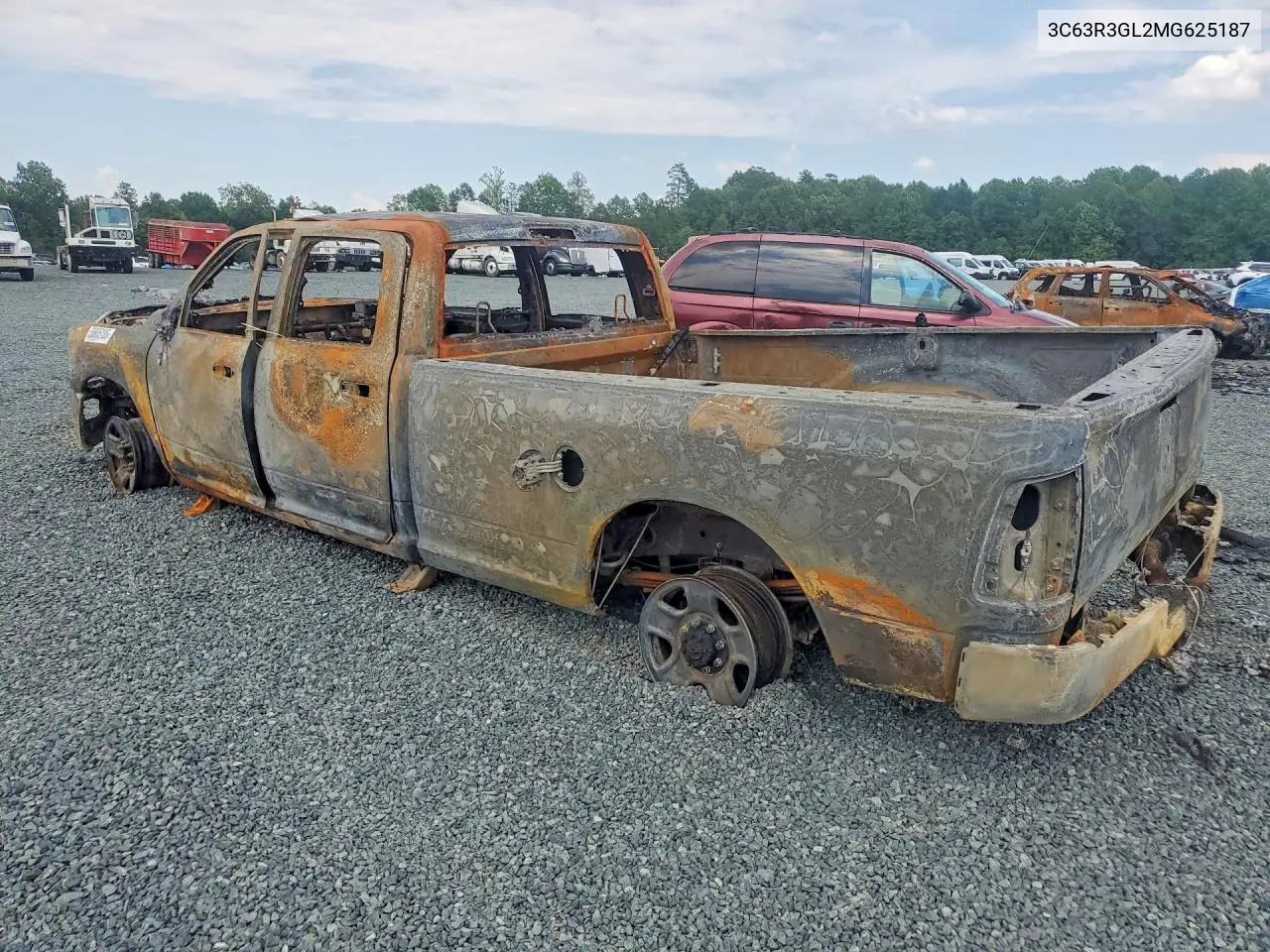 2019 Ram 3500 Tradesman VIN: 3C63R3GL2MG625187 Lot: 58805186