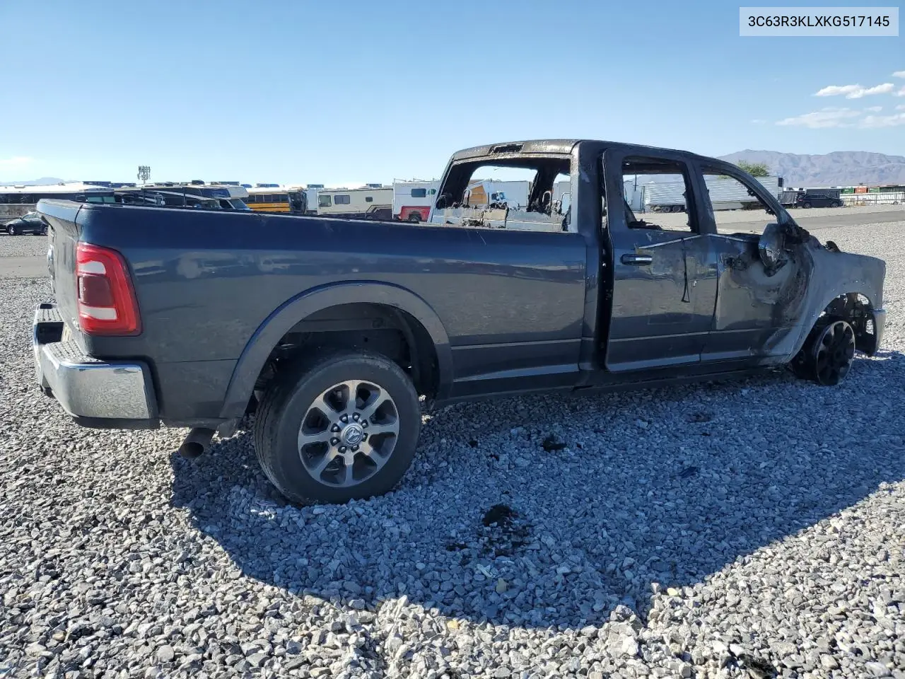 2019 Ram 3500 Longhorn VIN: 3C63R3KLXKG517145 Lot: 81331305