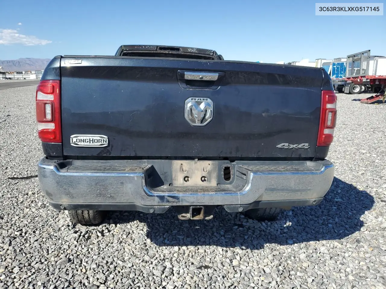 2019 Ram 3500 Longhorn VIN: 3C63R3KLXKG517145 Lot: 81331305
