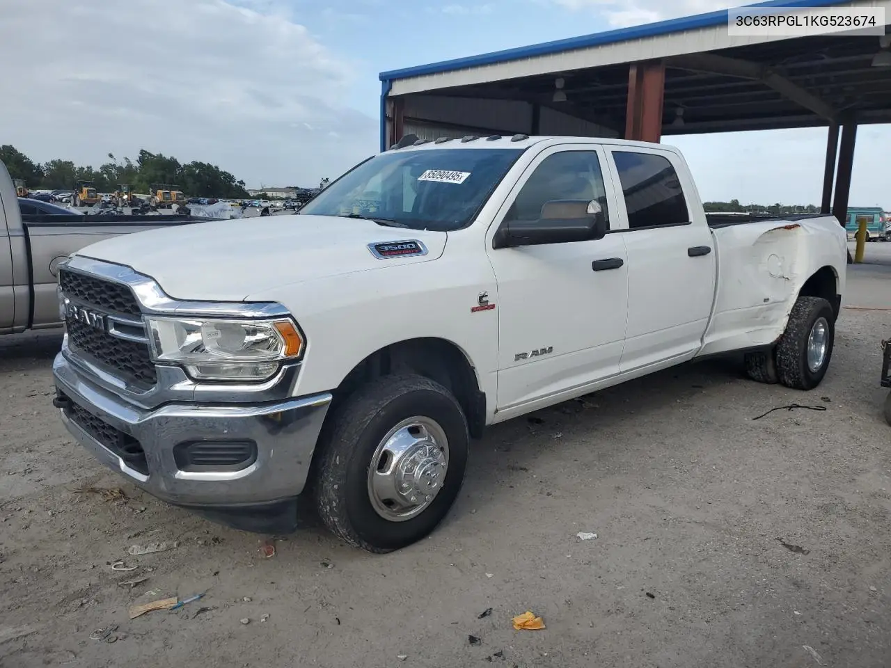 3C63RPGL1KG523674 2019 Ram 3500 Tradesman