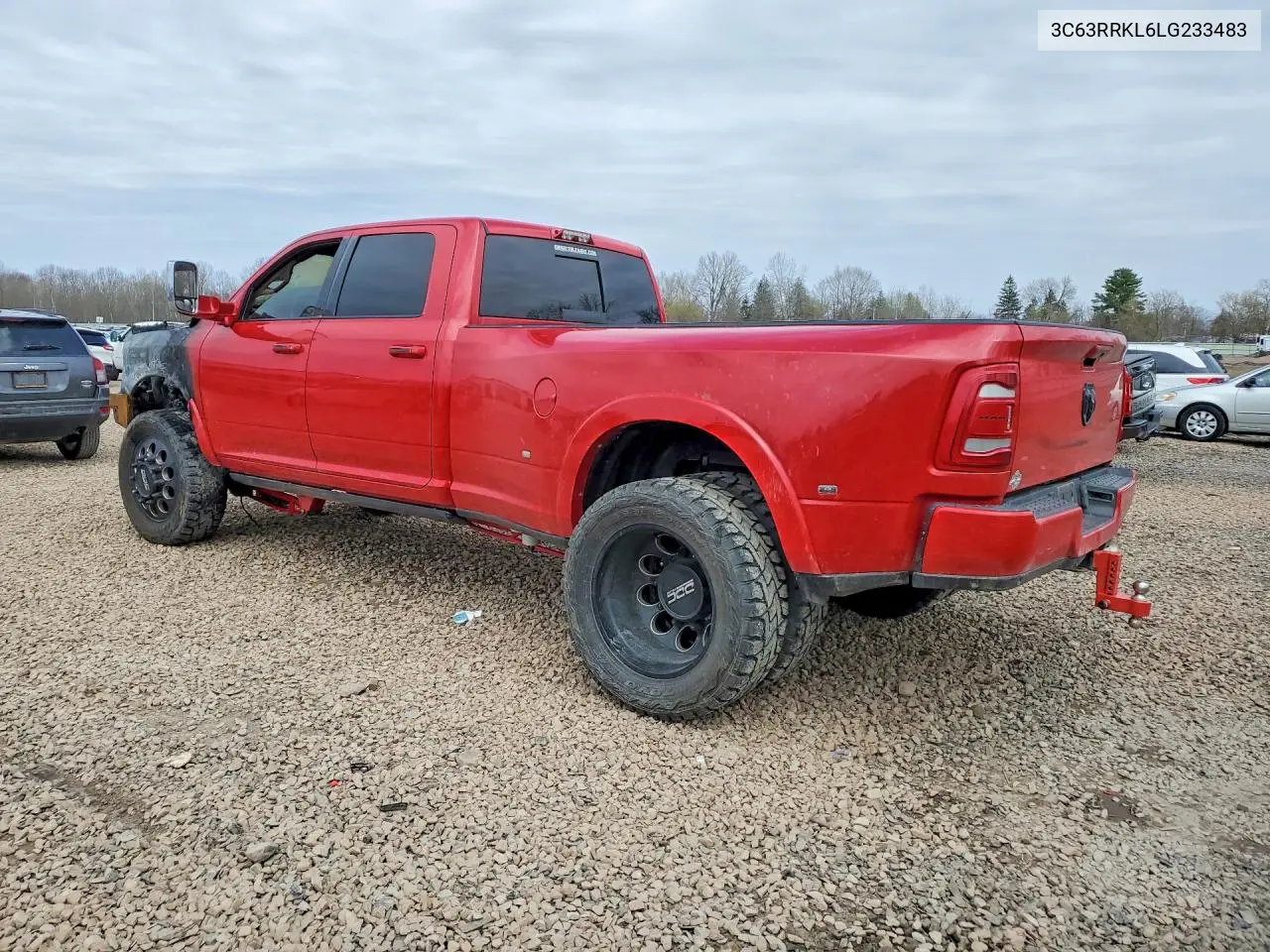 2020 Ram 3500 Longhorn VIN: 3C63RRKL6LG233483 Lot: 50614876