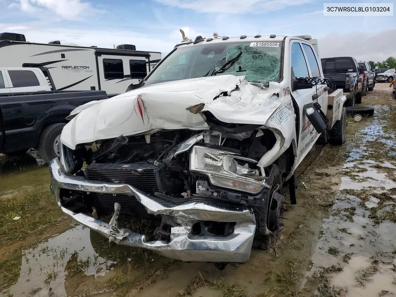 2020 Ram 3500 VIN: 3C7WRSCL8LG103204 Lot: 51685556