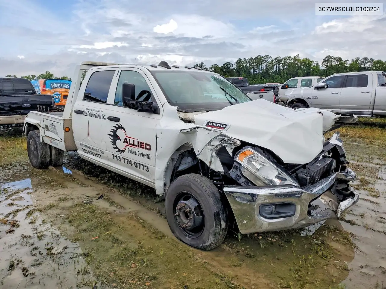 2020 Ram 3500 VIN: 3C7WRSCL8LG103204 Lot: 51685556