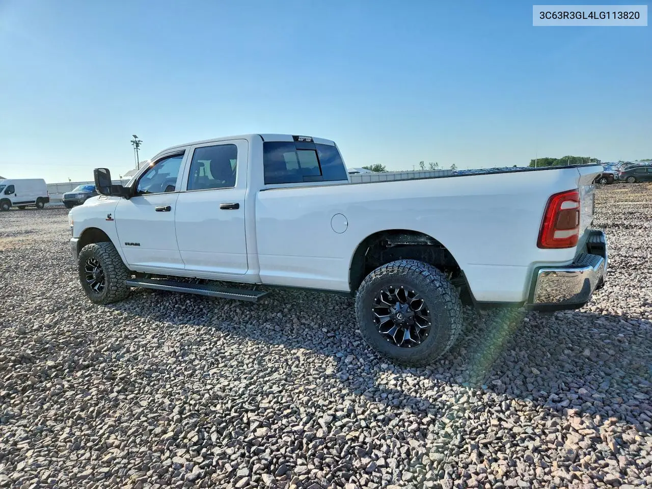 2020 Ram 3500 Tradesman VIN: 3C63R3GL4LG113820 Lot: 53765246