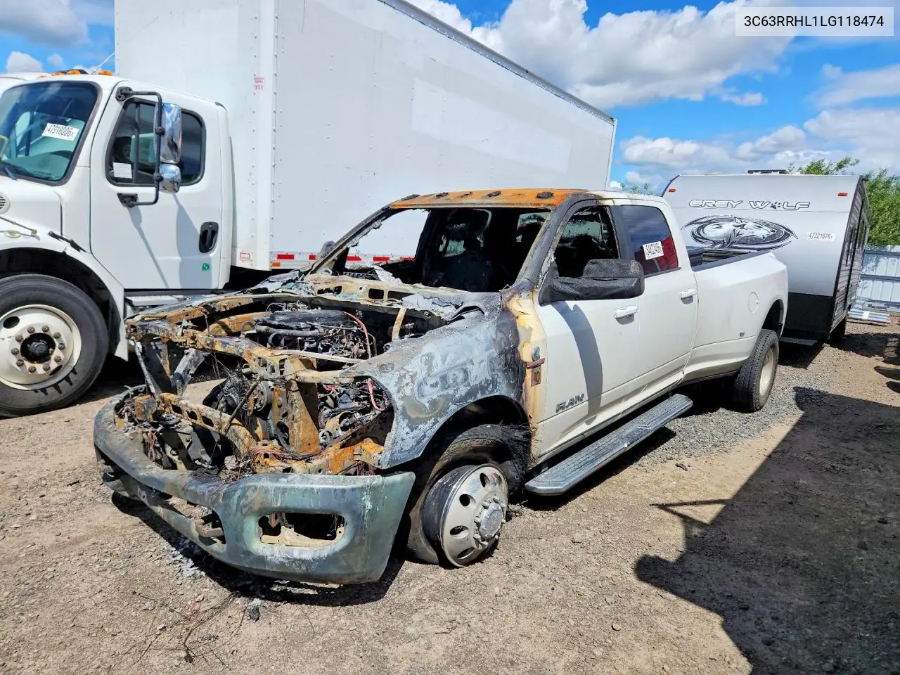 2020 Ram 3500 Big Horn VIN: 3C63RRHL1LG118474 Lot: 54832456