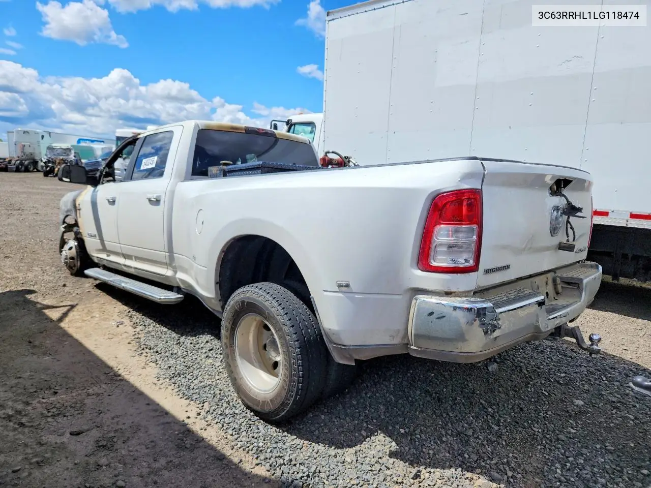 2020 Ram 3500 Big Horn VIN: 3C63RRHL1LG118474 Lot: 54832456