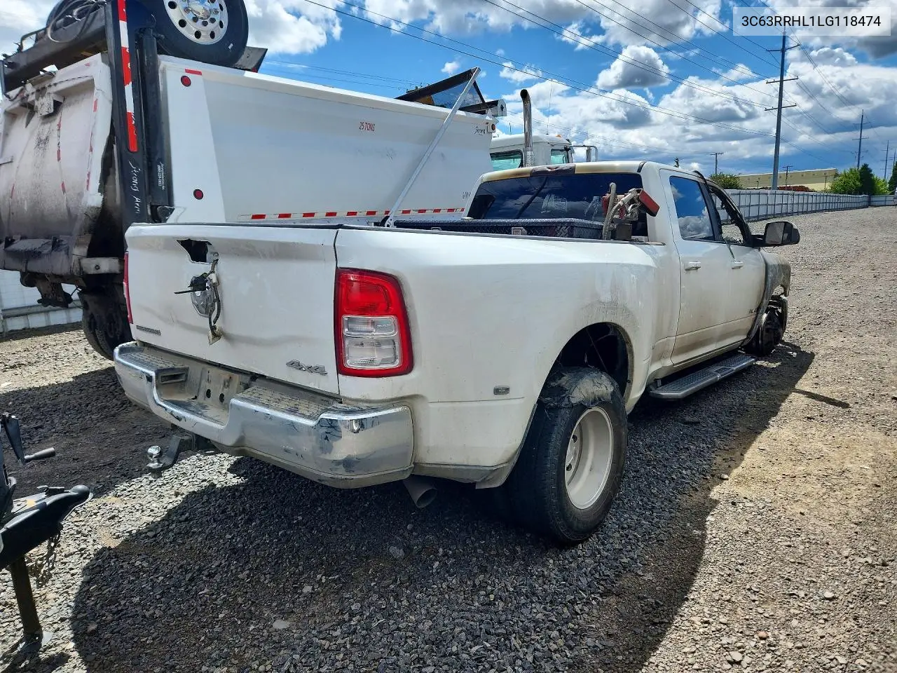 2020 Ram 3500 Big Horn VIN: 3C63RRHL1LG118474 Lot: 54832456