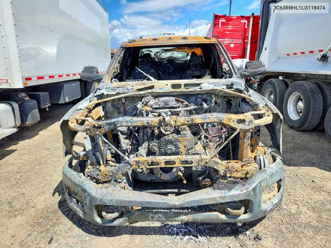 2020 Ram 3500 Big Horn VIN: 3C63RRHL1LG118474 Lot: 54832456